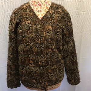Chico’s animal print jacket